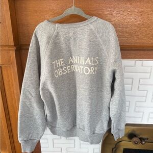 The Animals Observatory Light Gray Sweatshirt